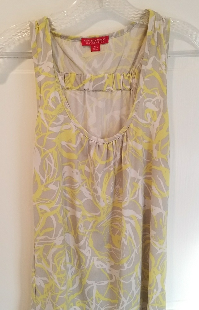 New York Company. Yellow Floral dress W0000021
